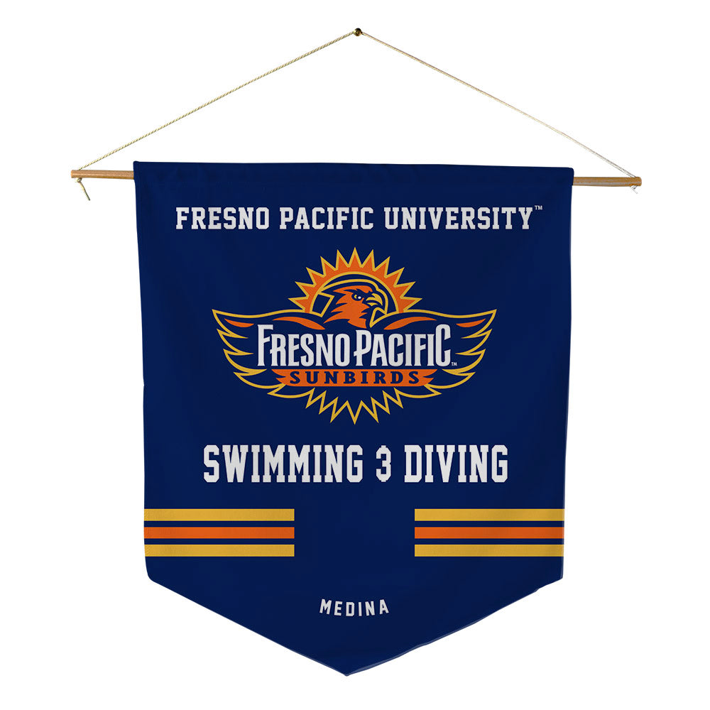 FPU - NCAA Women's Swimming & Diving : Megan Medina - Pennant - 18" x 21"-0