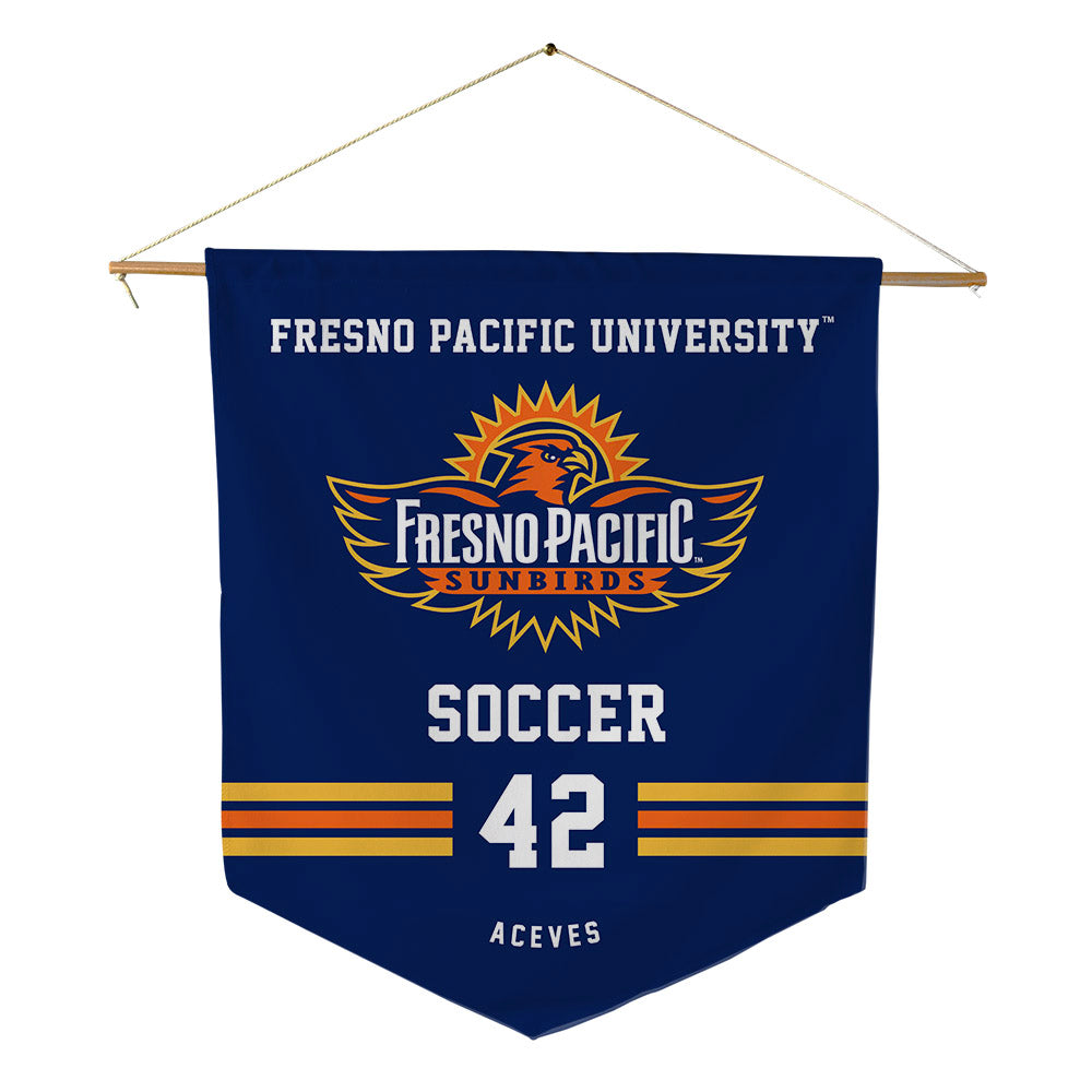 FPU - NCAA Men's Soccer : Diego Aceves - Pennant - 18" x 21"-0