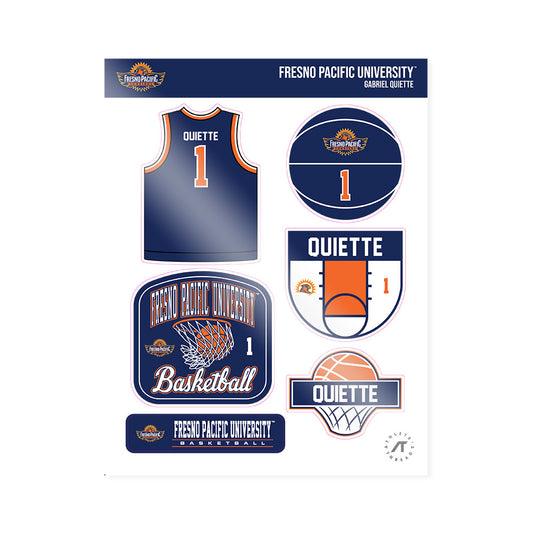 FPU - NCAA Men's Basketball : Gabriel Quiette - Sticker Sheet-0