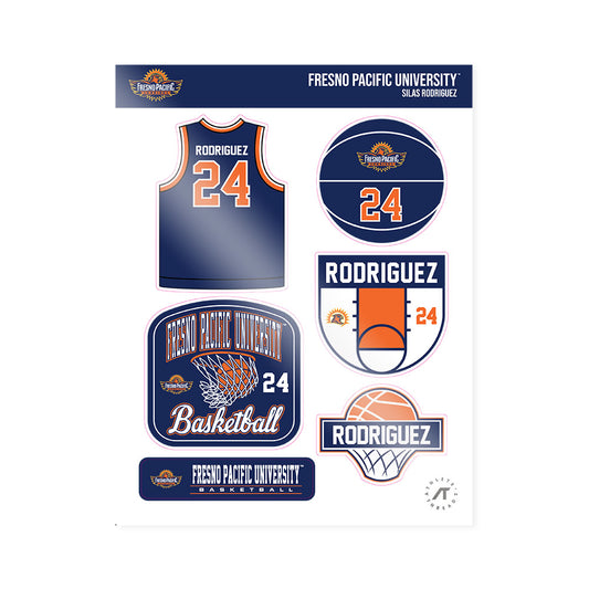 FPU - NCAA Men's Basketball : Silas Rodriguez - Sticker Sheet-0