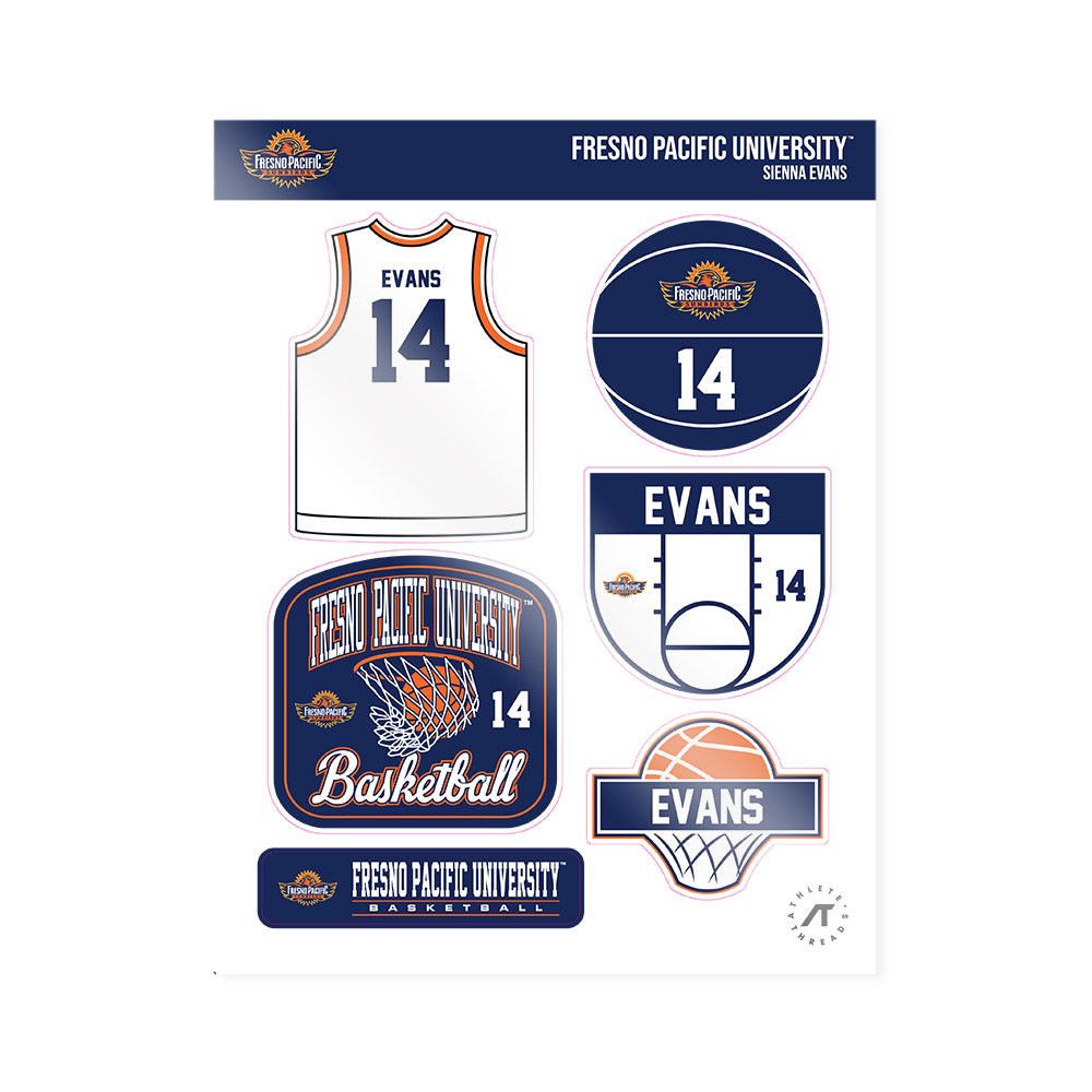 FPU - NCAA Women's Basketball : Sienna Evans - Sticker Sheet-0