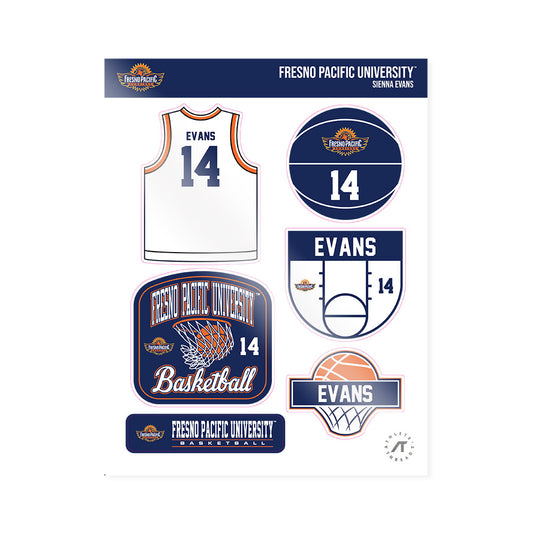 FPU - NCAA Women's Basketball : Sienna Evans - Sticker Sheet-0