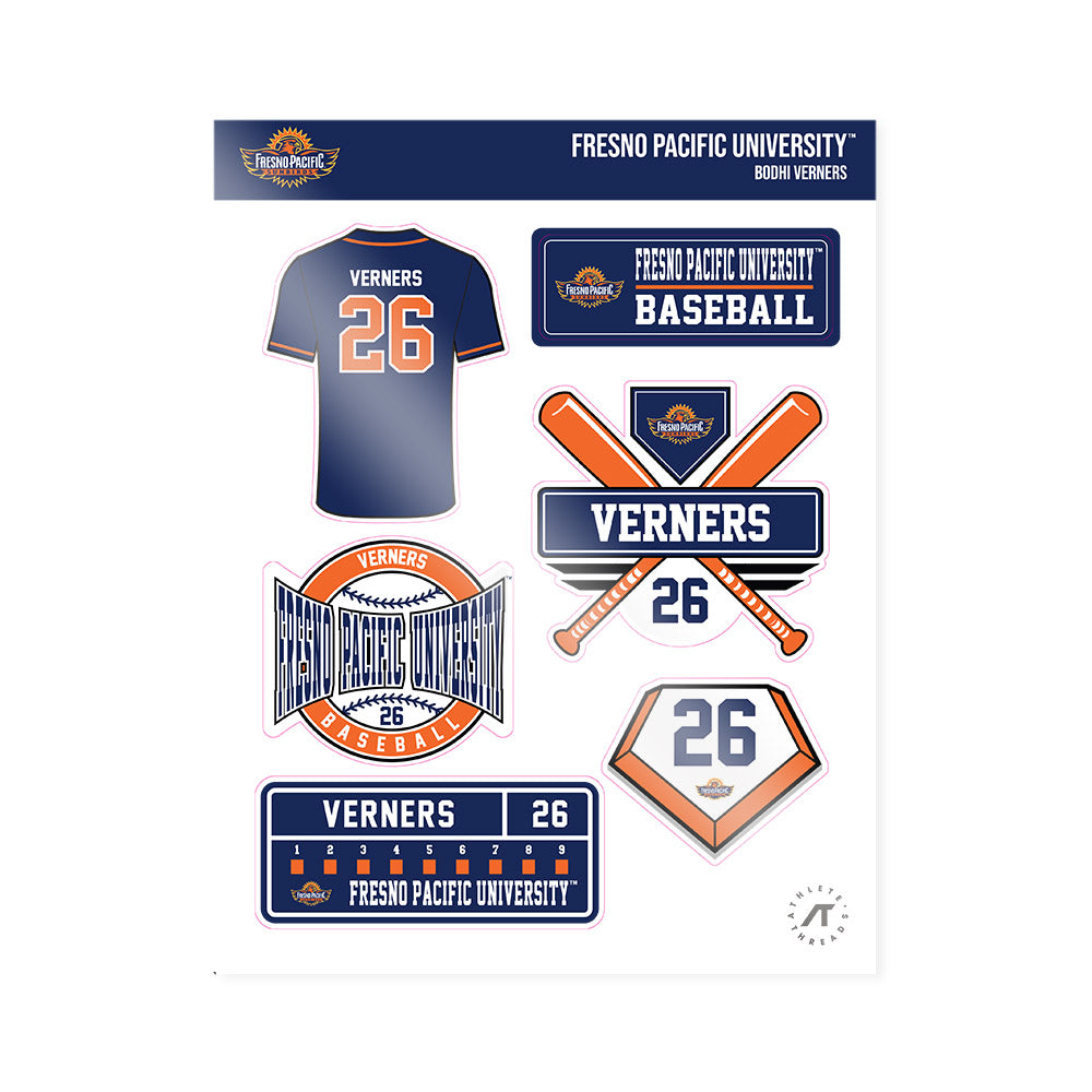 FPU - NCAA Baseball : Bodhi Verners - Sticker Sheet-0
