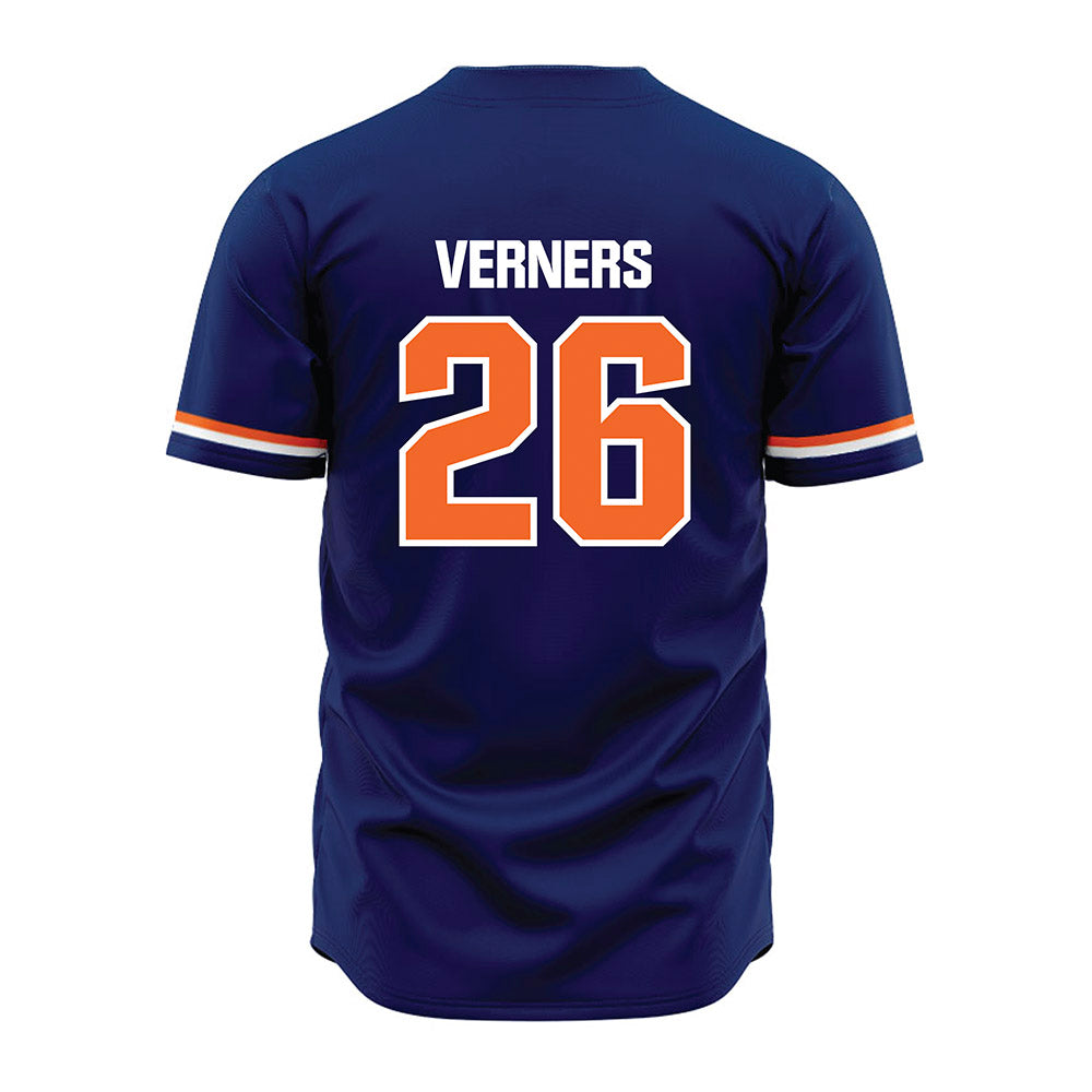 FPU - NCAA Baseball : Bodhi Verners - Blue Jersey-1