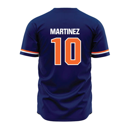 FPU - NCAA Baseball : Aaron Martinez - Blue Jersey-1