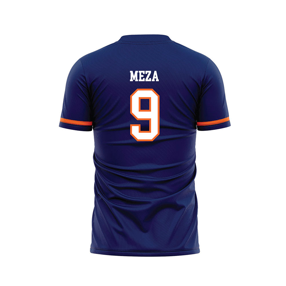 FPU - NCAA Men's Soccer : Christopher Meza - Blue Soccer Jersey-1