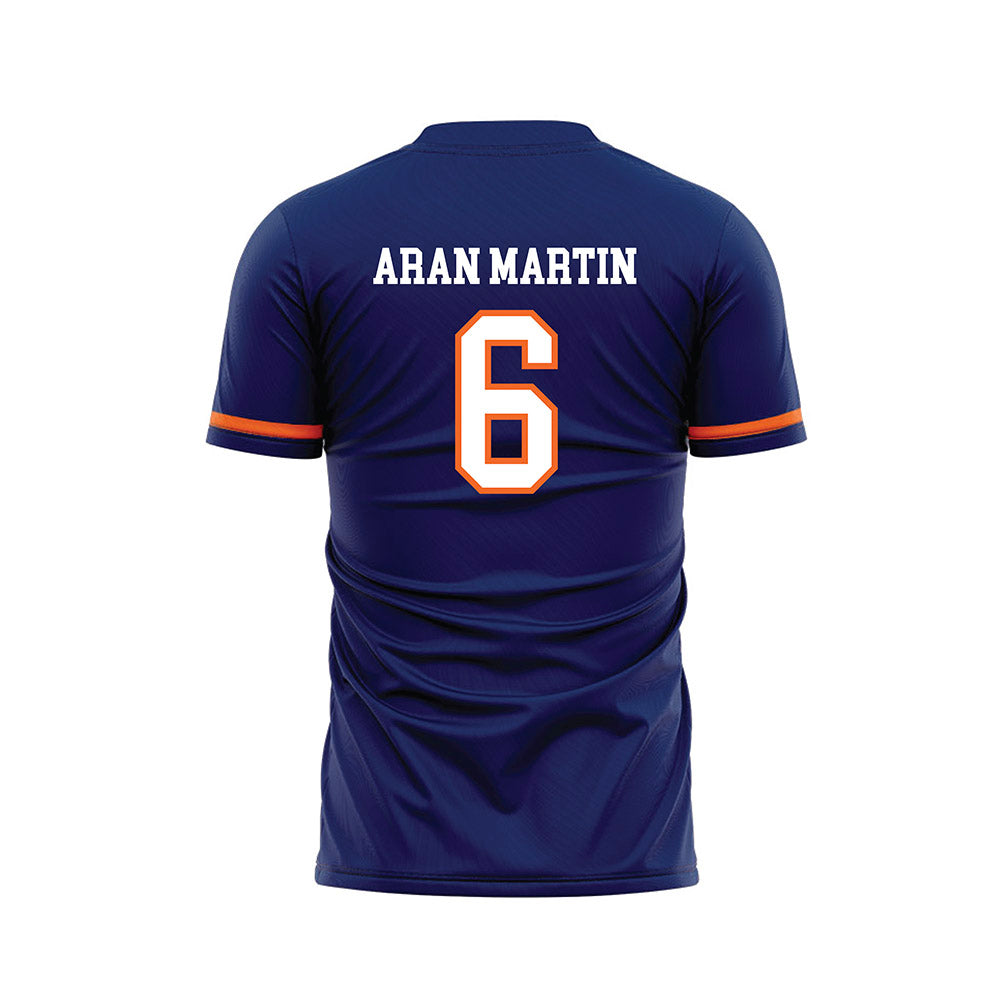 FPU - NCAA Men's Soccer : Julian Aran Martin - Blue Soccer Jersey-1
