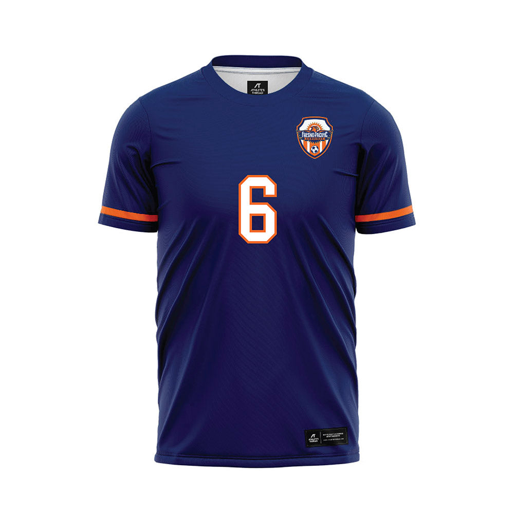FPU - NCAA Men's Soccer : Julian Aran Martin - Blue Soccer Jersey-0