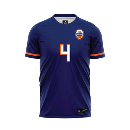FPU - NCAA Men's Soccer : Cristian Trujillo - Blue Soccer Jersey-0