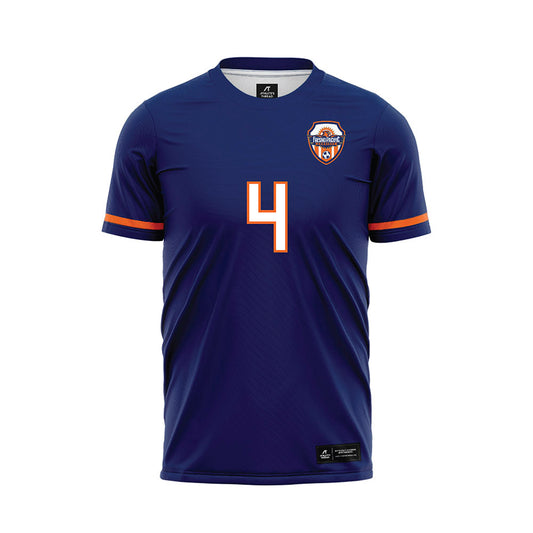 FPU - NCAA Men's Soccer : Cristian Trujillo - Blue Soccer Jersey-0