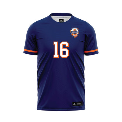 FPU - NCAA Men's Soccer : Brandon Lopez - Blue Soccer Jersey-0