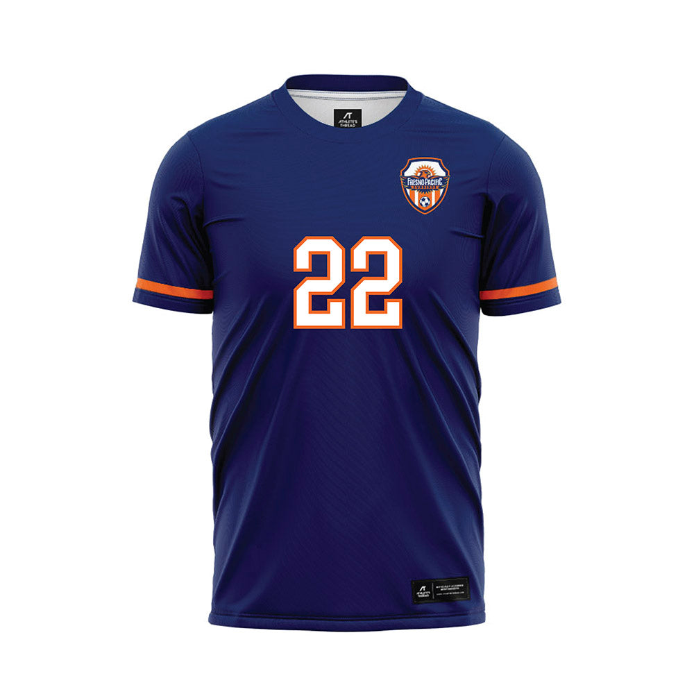 FPU - NCAA Men's Soccer : Steven Randall - Blue Soccer Jersey-0