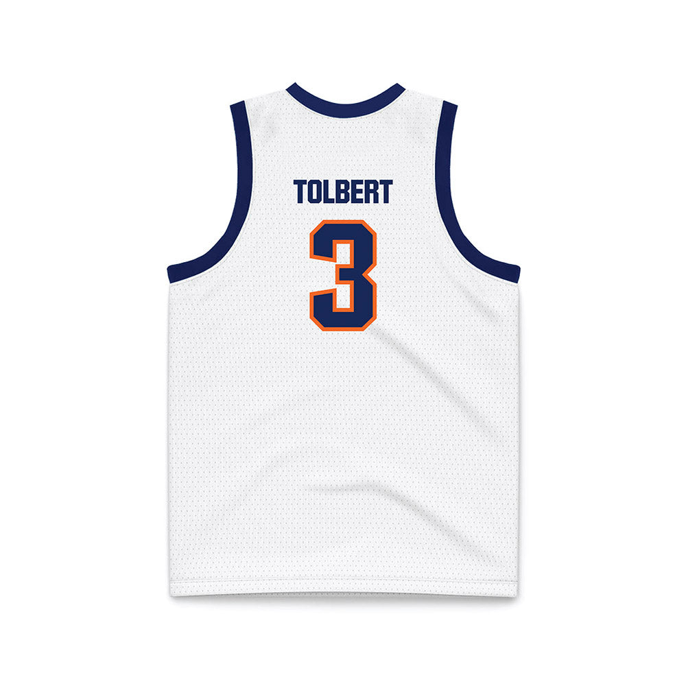 FPU - NCAA Women's Basketball : Trinity Tolbert - White Basketball Jersey-1