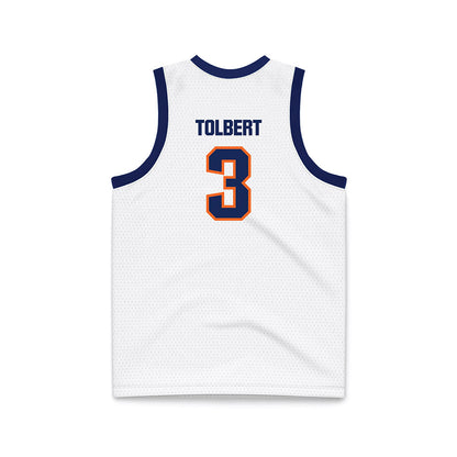 FPU - NCAA Women's Basketball : Trinity Tolbert - White Basketball Jersey-1