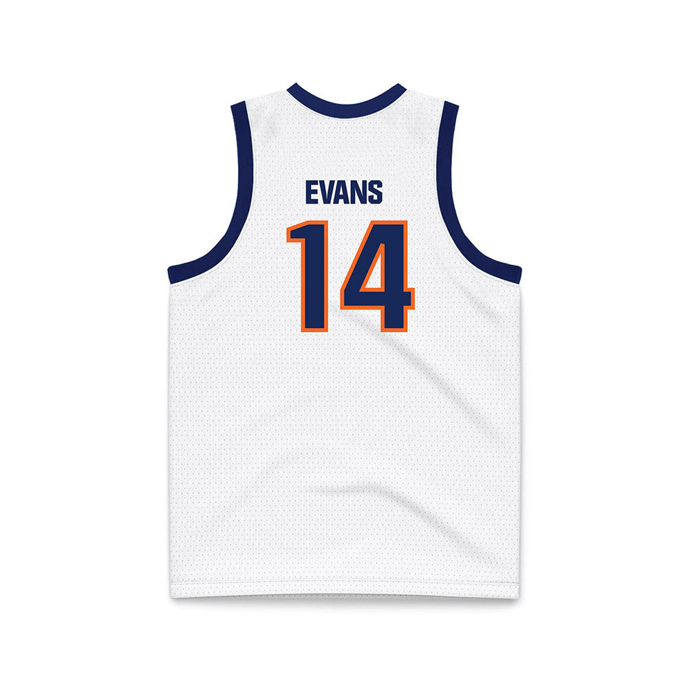 FPU - NCAA Women's Basketball : Sienna Evans - White Basketball Jersey-1