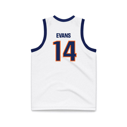 FPU - NCAA Women's Basketball : Sienna Evans - White Basketball Jersey-1