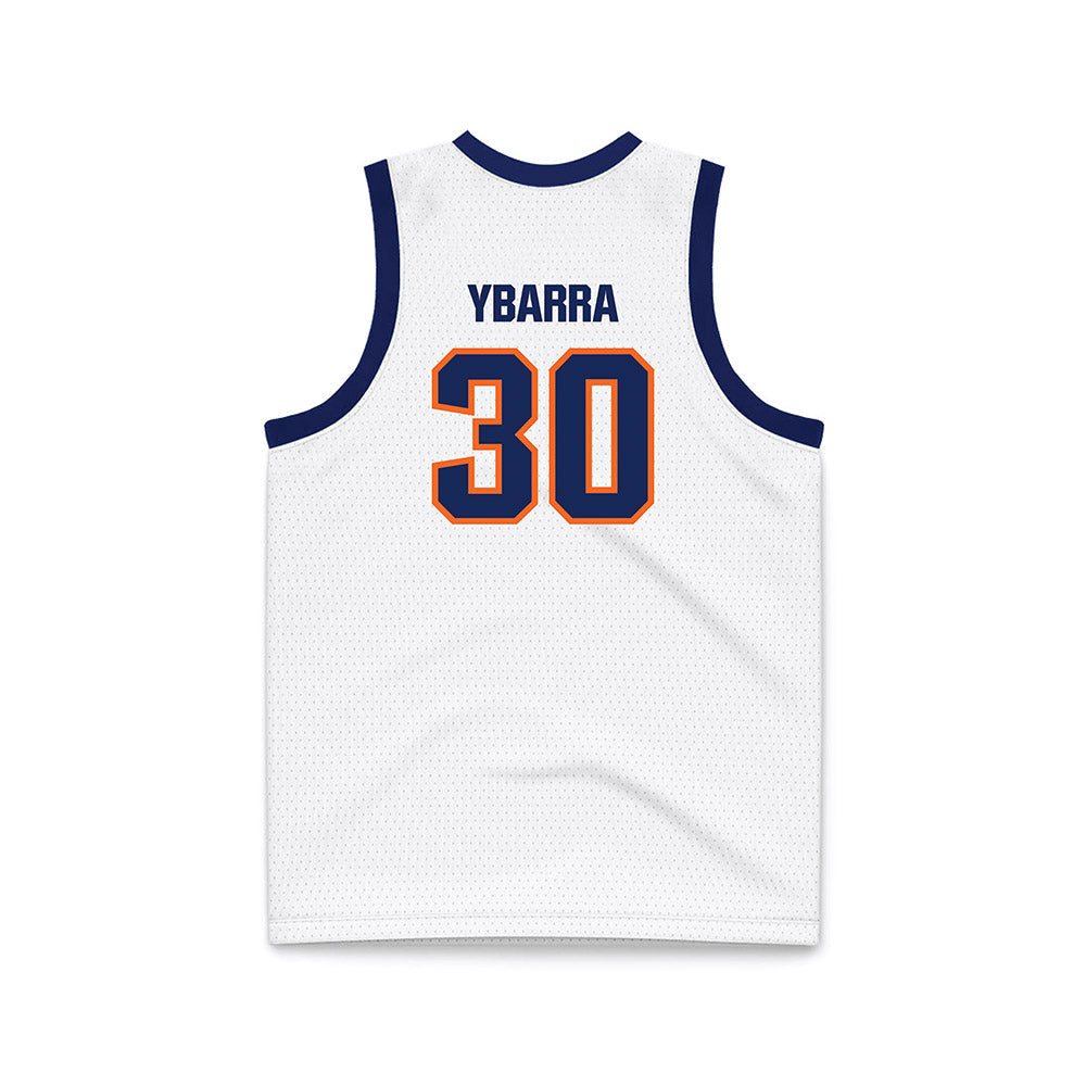 FPU - NCAA Women's Basketball : Jordyn Ybarra - White Basketball Jersey-1