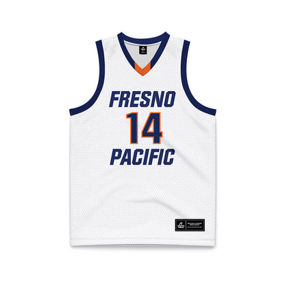 FPU - NCAA Women's Basketball : Sienna Evans - White Basketball Jersey-0