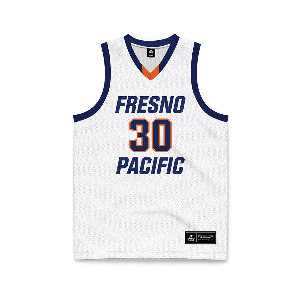 FPU - NCAA Women's Basketball : Jordyn Ybarra - White Basketball Jersey-0