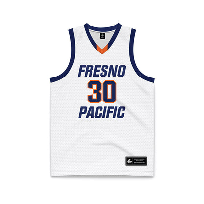 FPU - NCAA Women's Basketball : Jordyn Ybarra - White Basketball Jersey-0