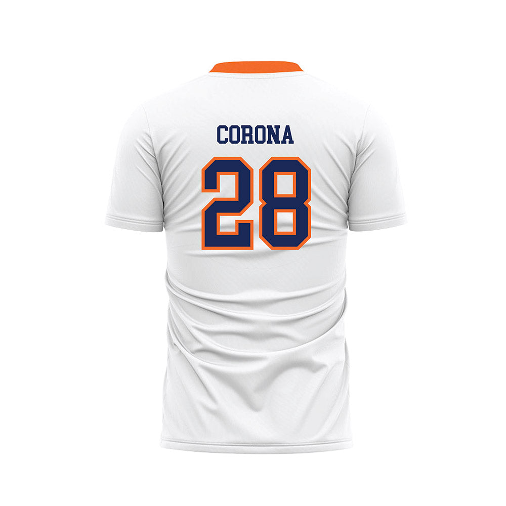 FPU - NCAA Women's Soccer : Celine Corona - White Soccer Jersey-1