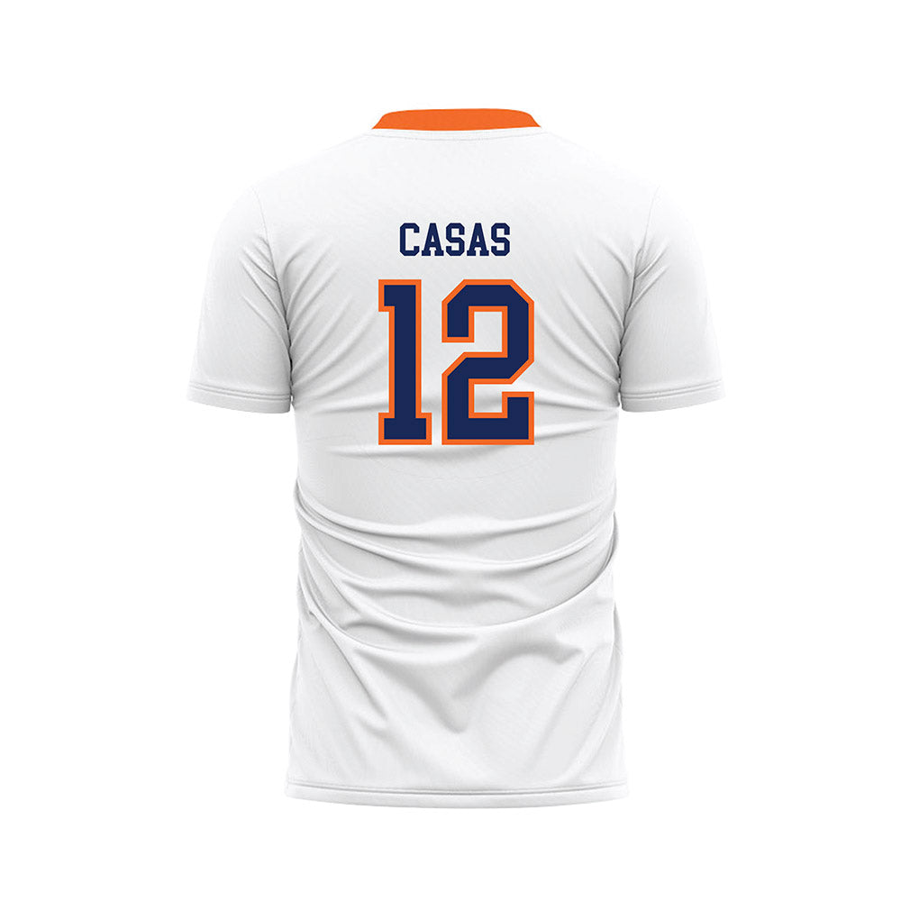 FPU - NCAA Women's Soccer : Krysta Casas - White Soccer Jersey-1