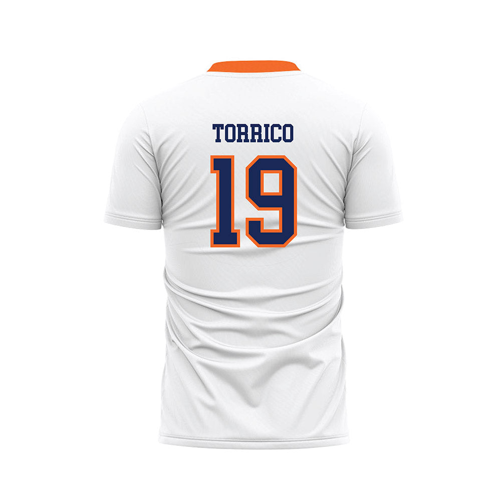 FPU - NCAA Women's Soccer : Brooke Torrico - White Soccer Jersey-1