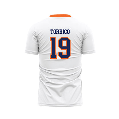 FPU - NCAA Women's Soccer : Brooke Torrico - White Soccer Jersey-1