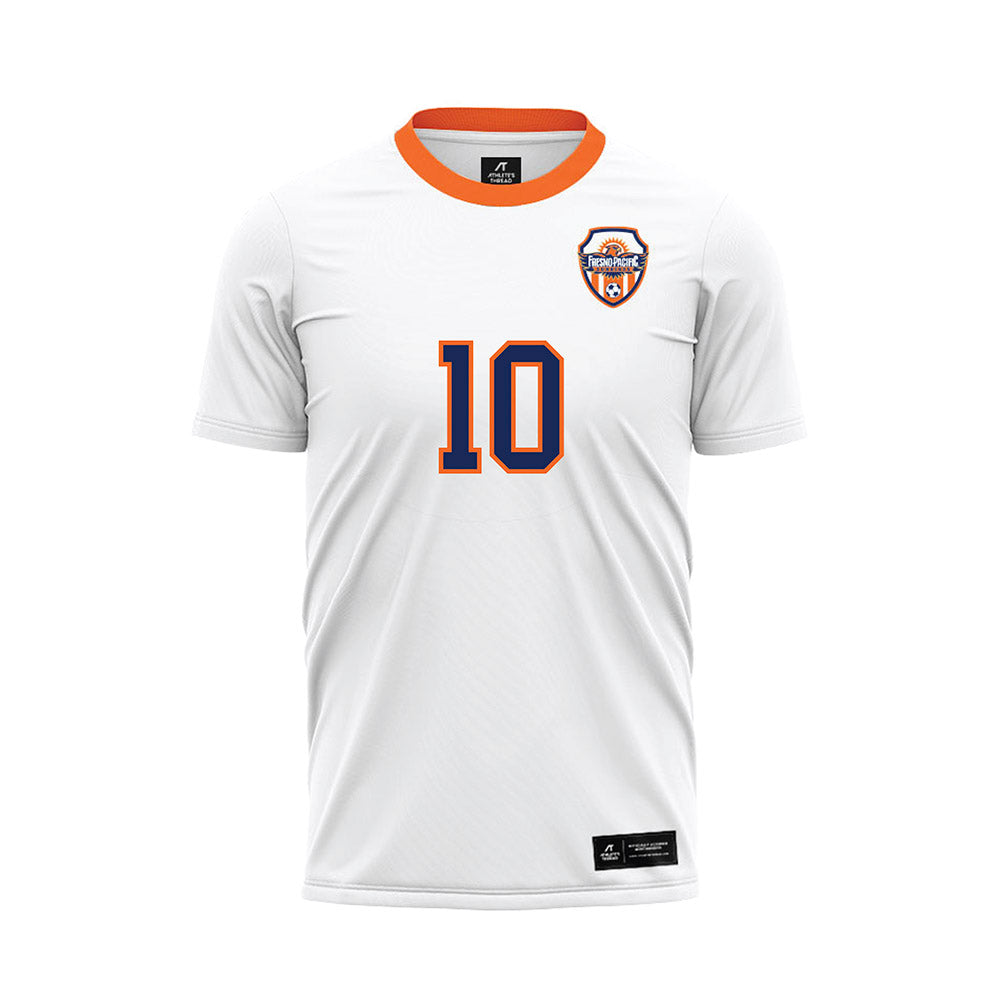 FPU - NCAA Women's Soccer : Celeste Suarez - White Soccer Jersey-0