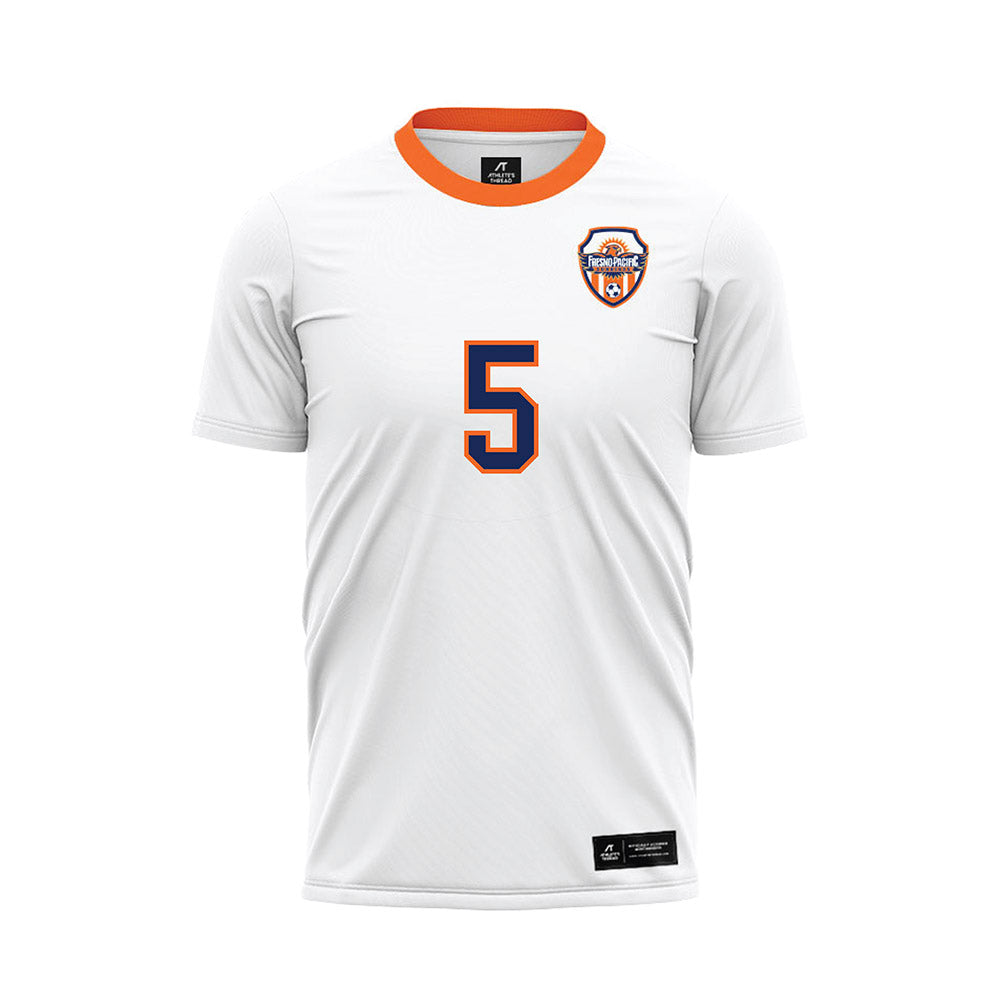 FPU - NCAA Women's Soccer : Jesslyn McCave - White Soccer Jersey-0