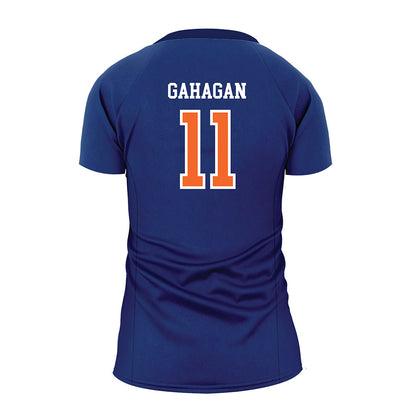 FPU - NCAA Women's Volleyball : Yajaira Gahagan - Blue Volleyball Jersey-1