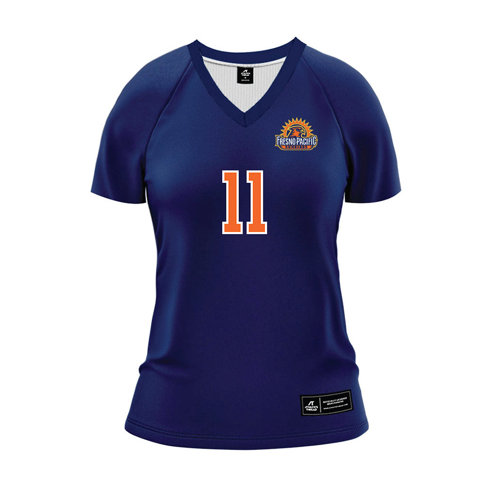 FPU - NCAA Women's Volleyball : Yajaira Gahagan - Blue Volleyball Jersey-0