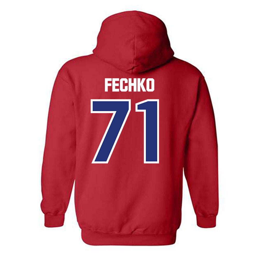TN State - NCAA Men's Ice Hockey : Marcus Fechko - Classic Shersey Hooded Sweatshirt-2