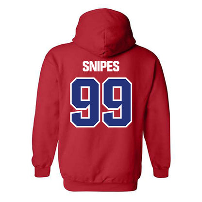TN State - NCAA Football : Lathun Snipes - Classic Shersey Hooded Sweatshirt-3