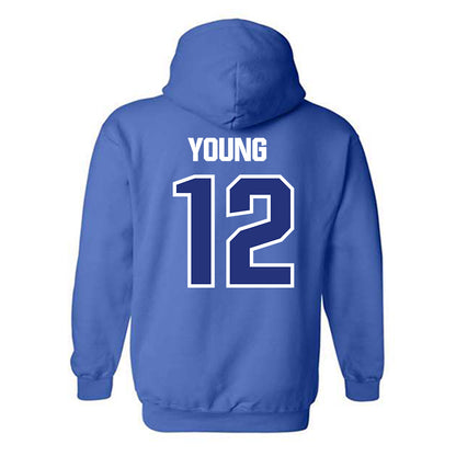 TN State - NCAA Women's Basketball : Zoe Young - Classic Shersey Hooded Sweatshirt-2