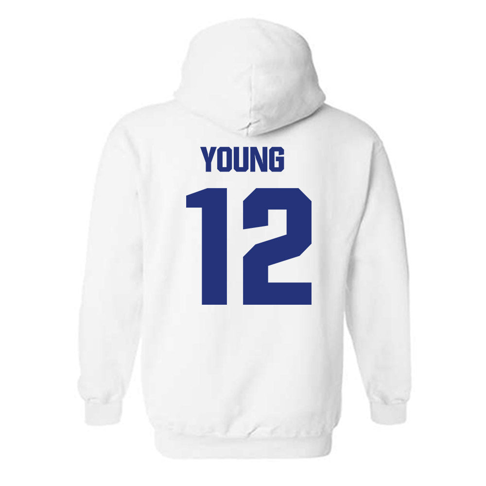 TN State - NCAA Women's Basketball : Zoe Young - Classic Shersey Hooded Sweatshirt-2