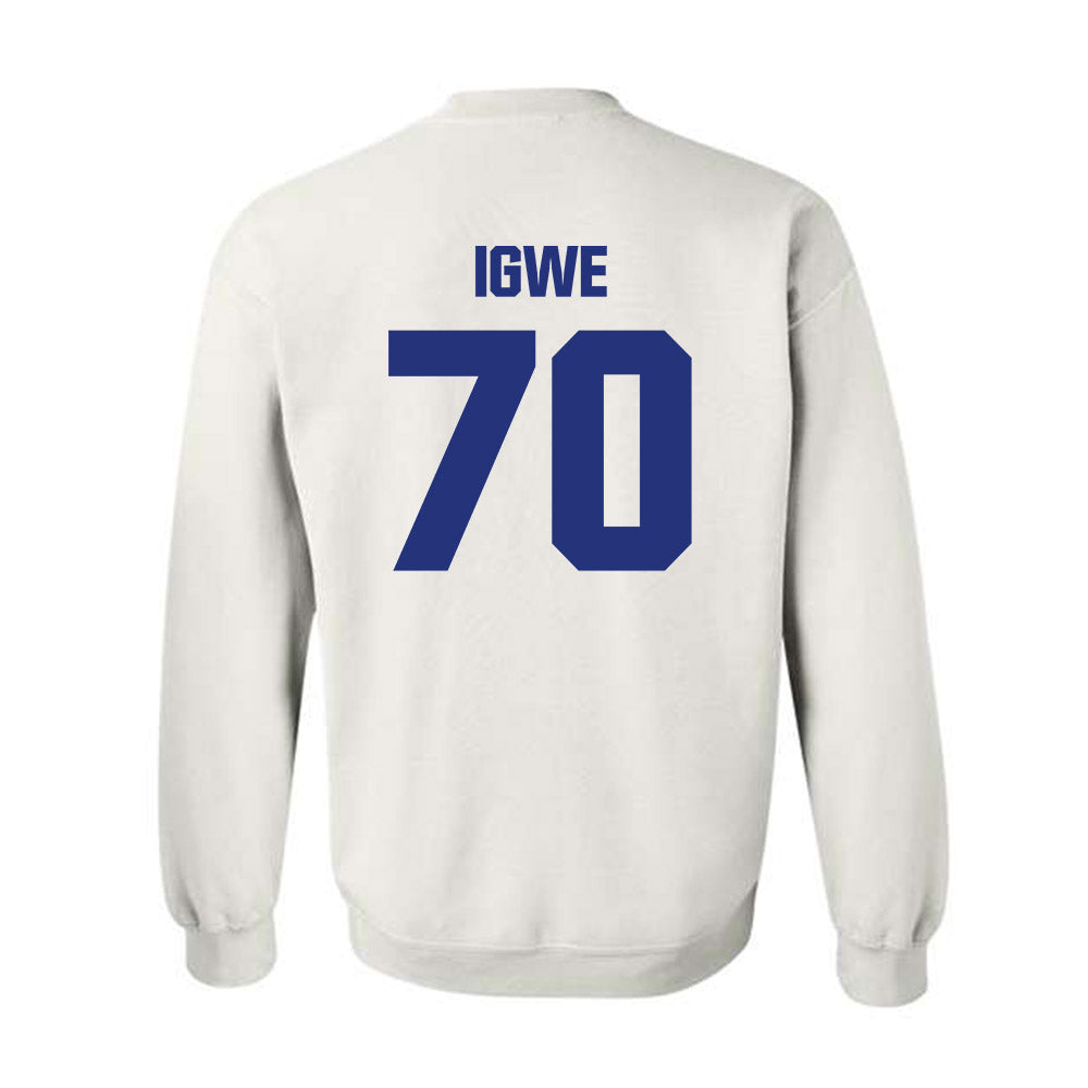 TN State - NCAA Football : Jesse Igwe - Classic Shersey Crewneck Sweatshirt-3