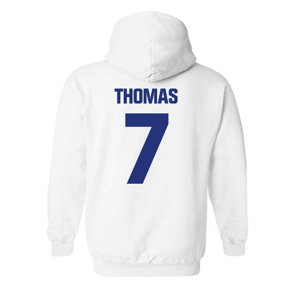TN State - NCAA Women's Basketball : Icesis Thomas - Classic Shersey Hooded Sweatshirt-2