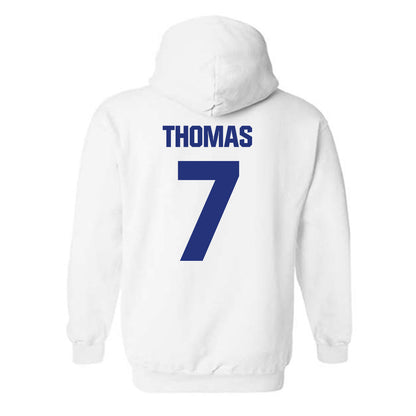 TN State - NCAA Women's Basketball : Icesis Thomas - Classic Shersey Hooded Sweatshirt-2