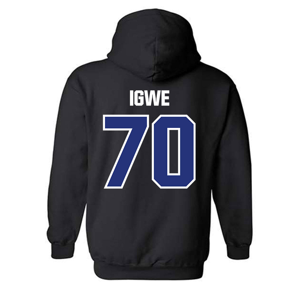TN State - NCAA Football : Jesse Igwe - Classic Shersey Hooded Sweatshirt-1