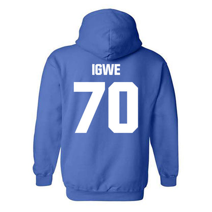 TN State - NCAA Football : Jesse Igwe - Classic Shersey Hooded Sweatshirt-2