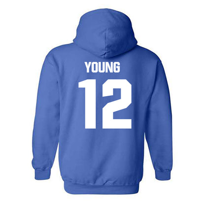 TN State - NCAA Women's Basketball : Zoe Young - Classic Shersey Hooded Sweatshirt-3