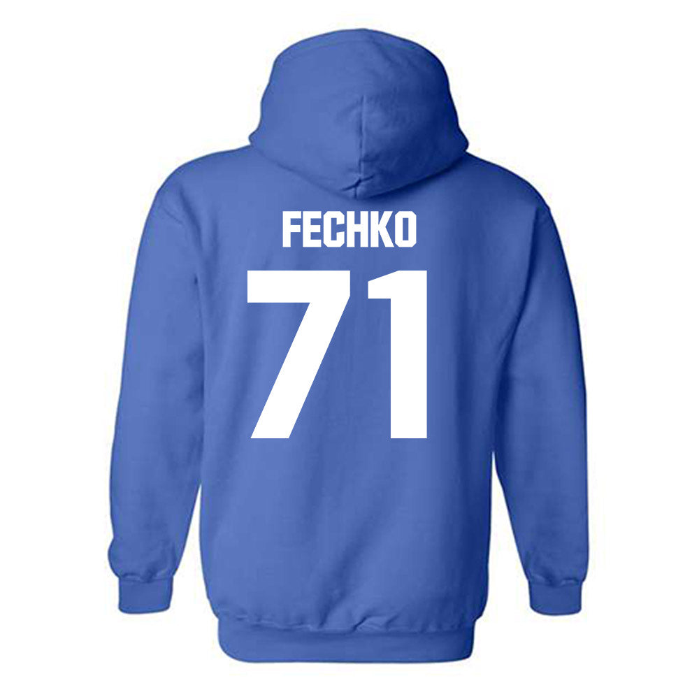 TN State - NCAA Men's Ice Hockey : Marcus Fechko - Classic Shersey Hooded Sweatshirt-2