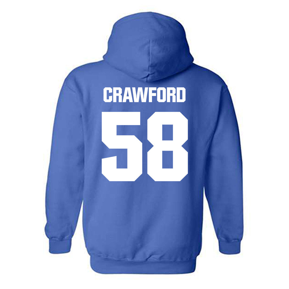 TN State - NCAA Football : Shamar Crawford - Classic Shersey Hooded Sweatshirt-2