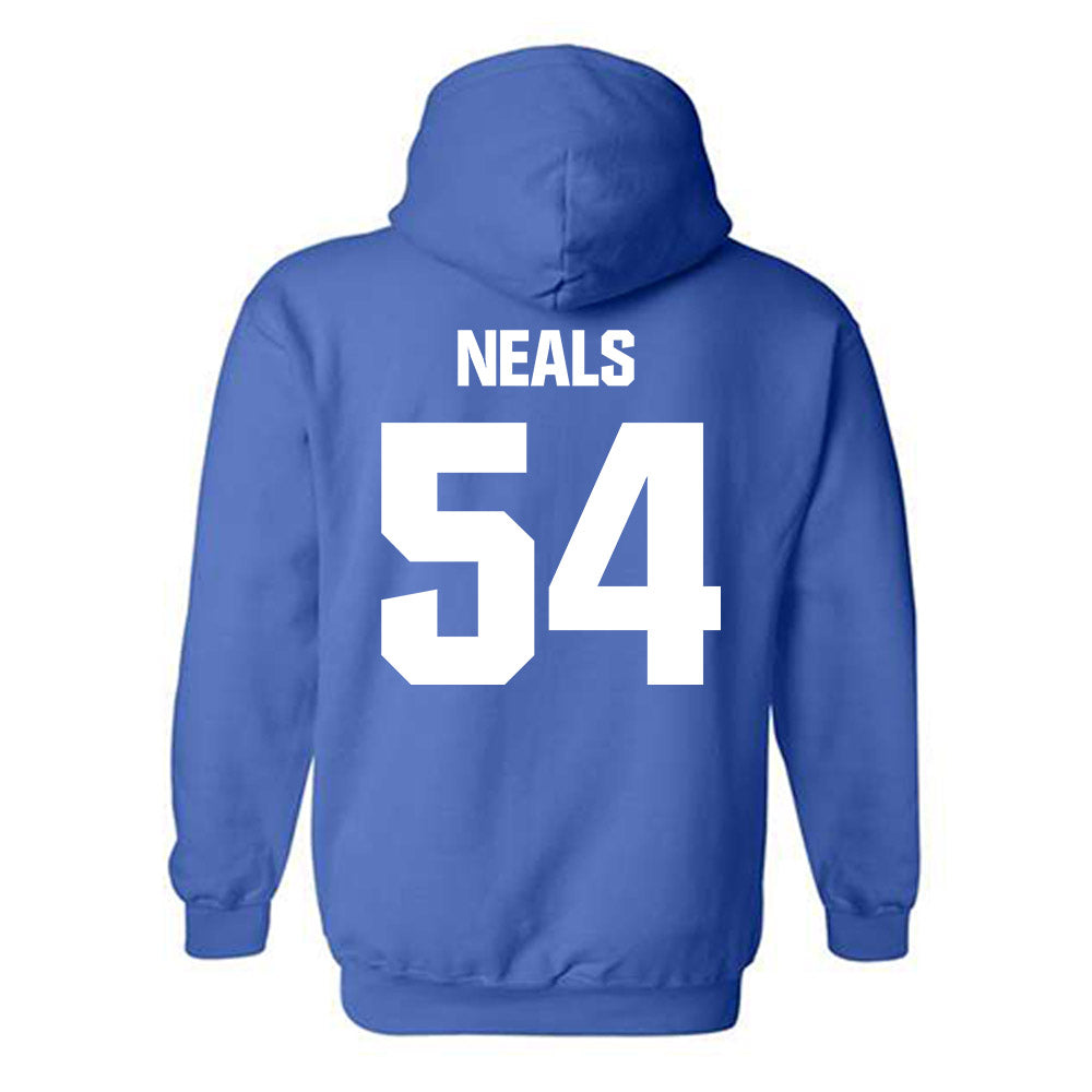 TN State - NCAA Football : Darius Neals - Classic Shersey Hooded Sweatshirt-2