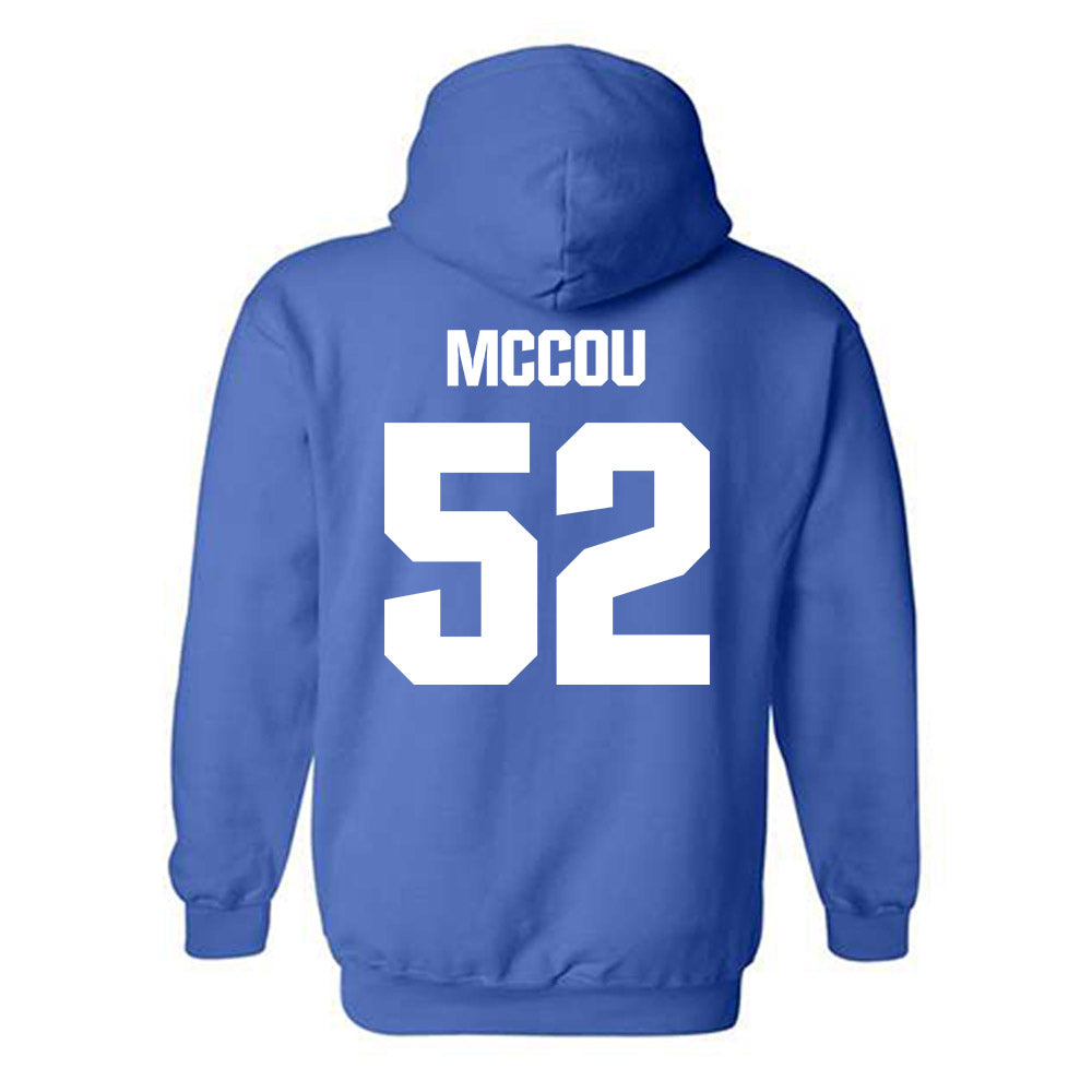 TN State - NCAA Football : KJ McCou - Classic Shersey Hooded Sweatshirt-2