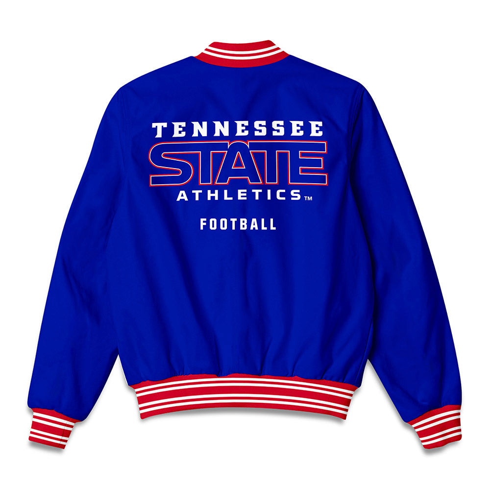 TN State - NCAA Football : KJ McCou - Bomber Jacket-1
