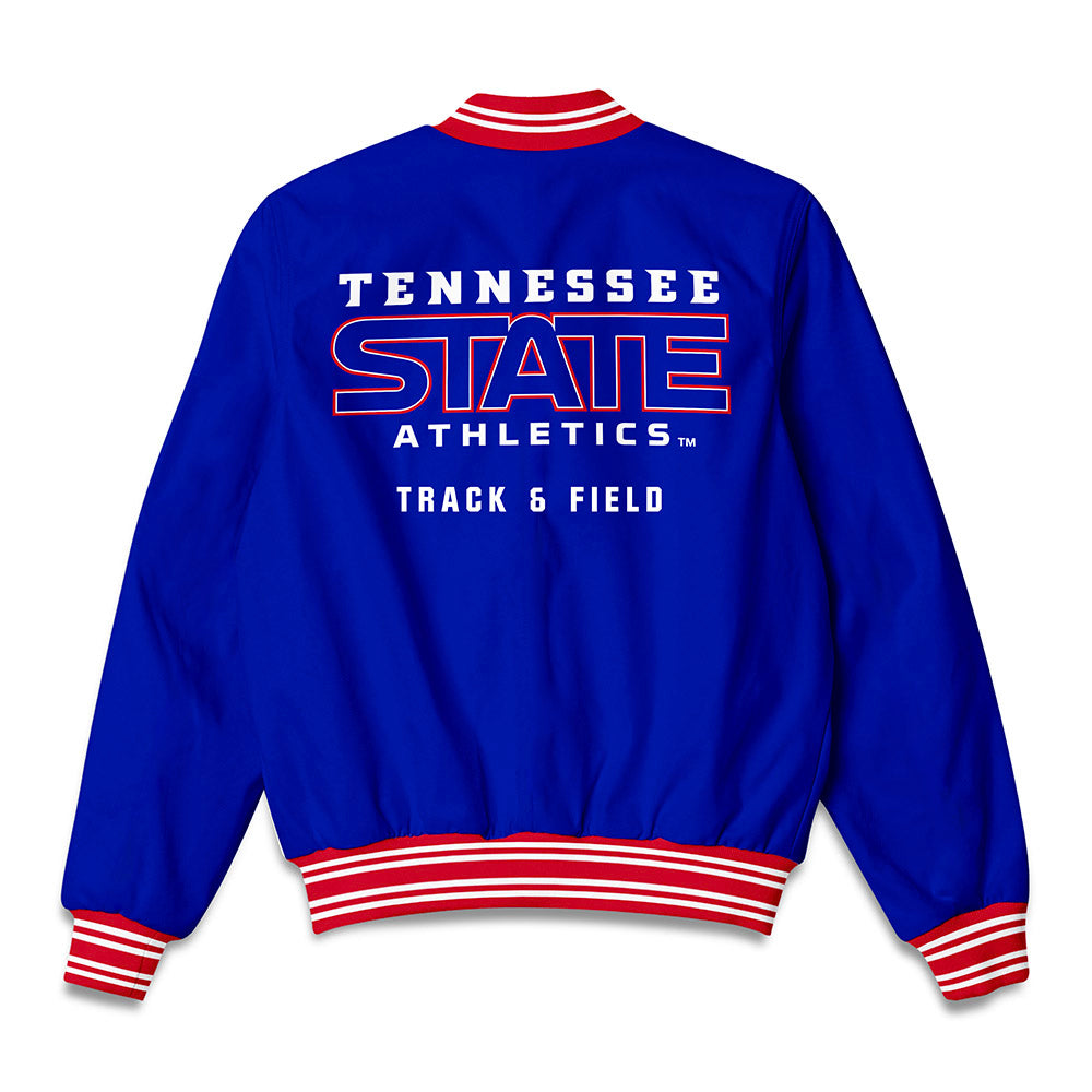TN State - NCAA Men's Track & Field : Tomontae Morrell - Bomber Jacket-1