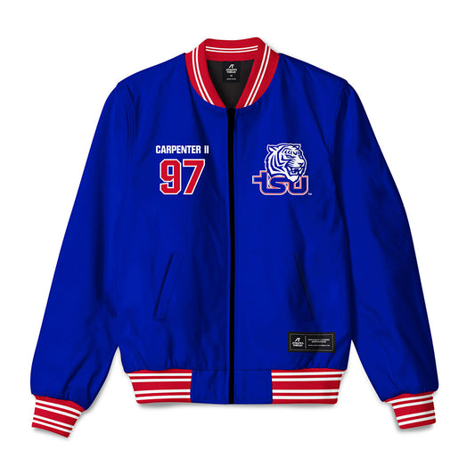 TN State - NCAA Football : Terence Carpenter II - Bomber Jacket-0
