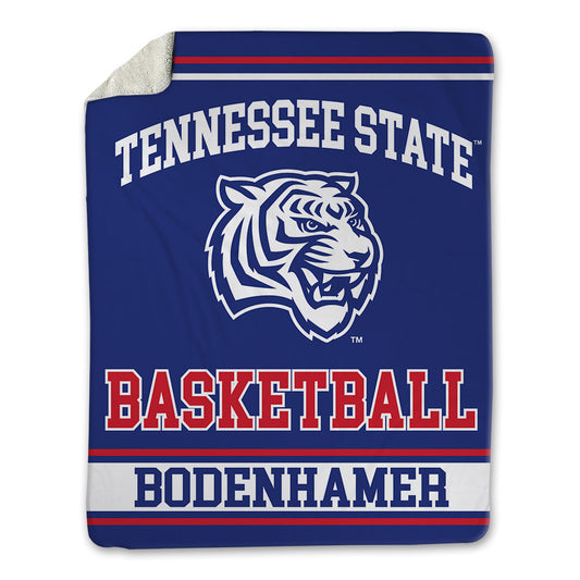 TN State - NCAA Men's Basketball : Maddux Bodenhamer - Blanket-0